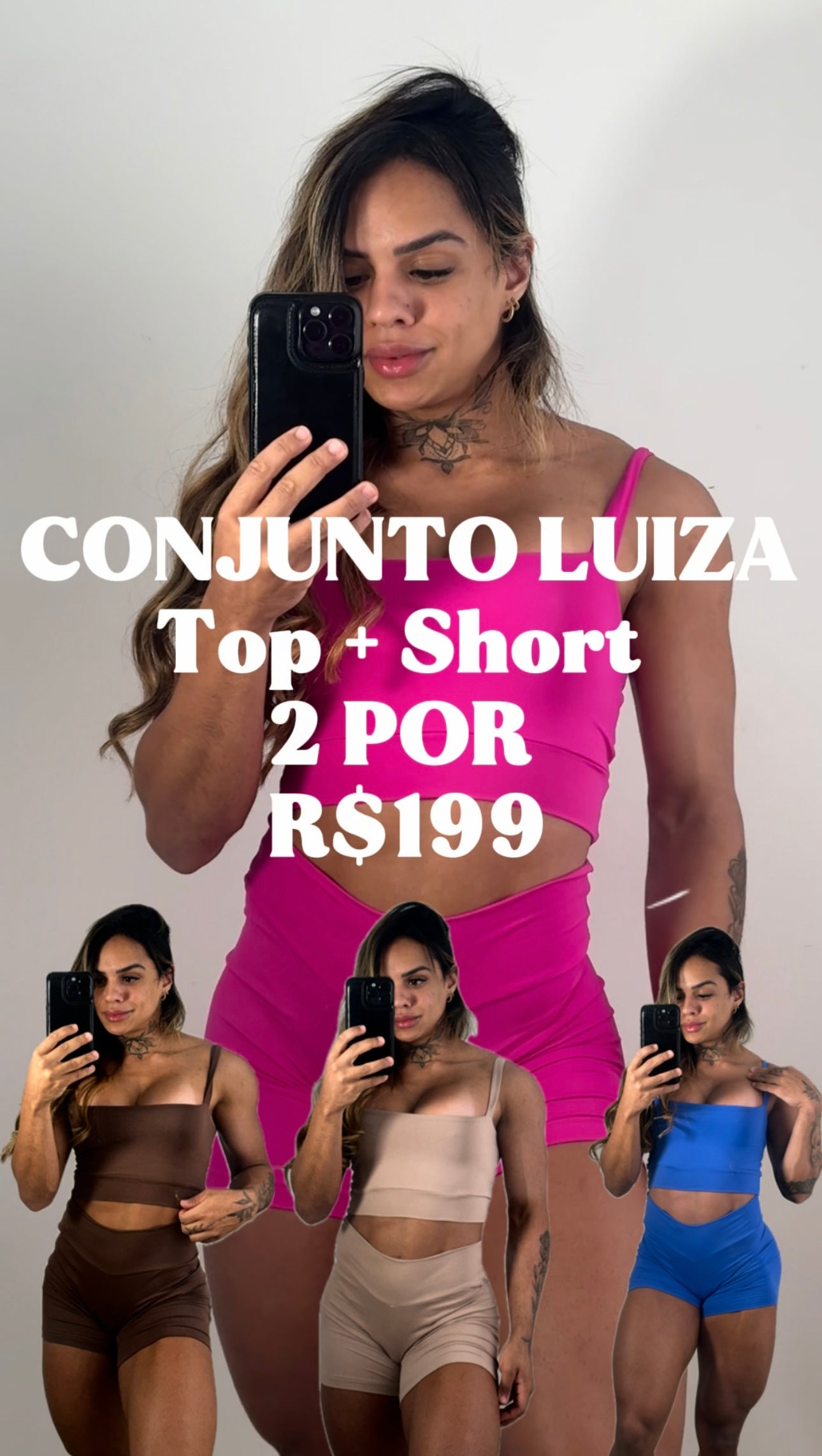 Conjunto de short Luiza